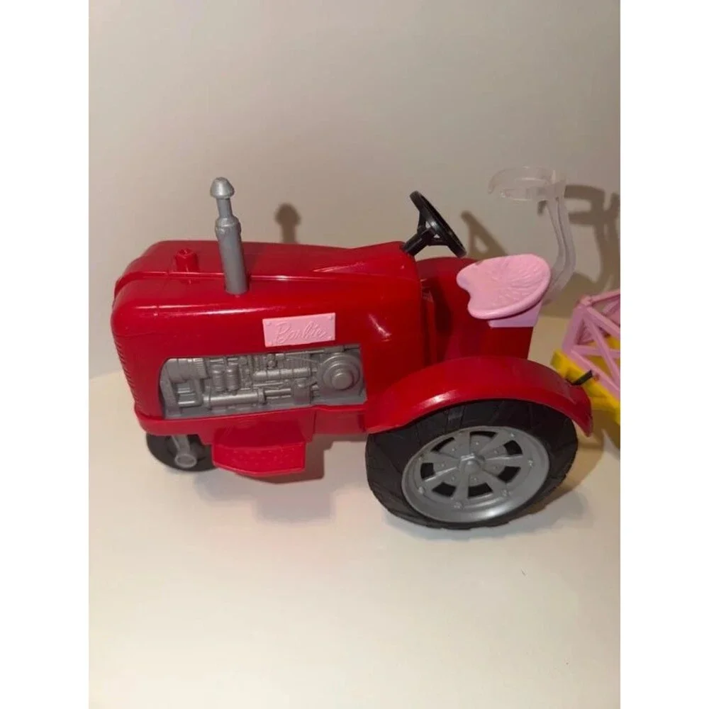 Barbie tractor and trailer